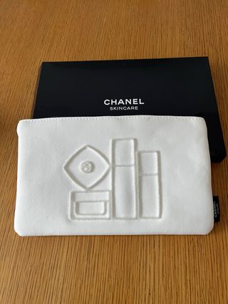 Borsa da toilette Chanel Skincare Bianca