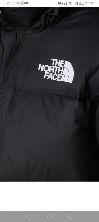 Plumas The North Face Negro