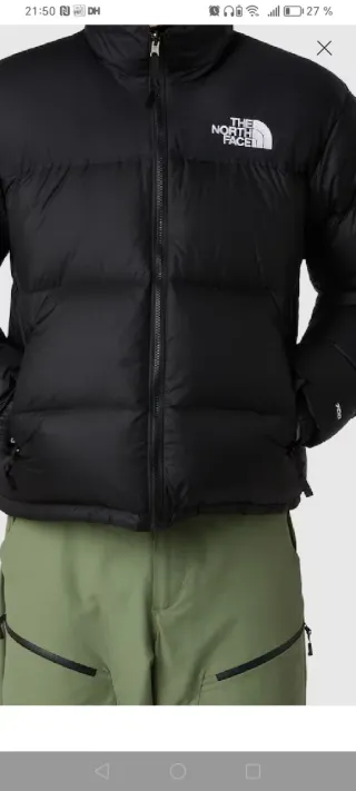 Plumas The North Face Negro