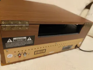 Reproductor CD Sunstech USB SD Vinilo Marrón Dorad