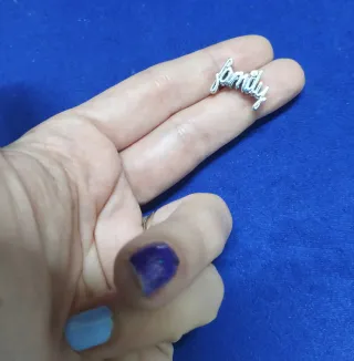 Charm Familia Amor Plata Pulsera Pandora o collar