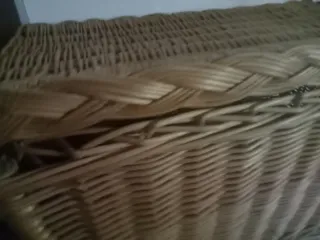 Baúl de mimbre Zara Home para almacenaje