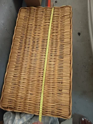 Baúl de mimbre Zara Home para almacenaje