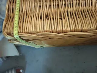 Baúl de mimbre Zara Home para almacenaje