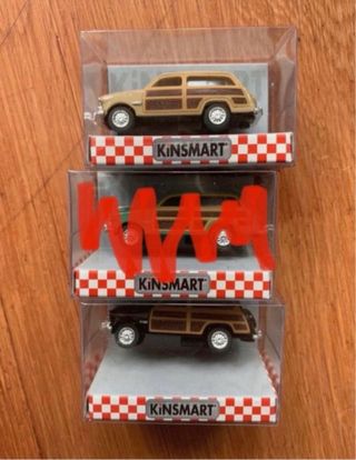 6 Coches a escala 1:72 KINSMART