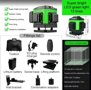 NIVEL LÁSER AUTONIVELANTE PROFESIONAL