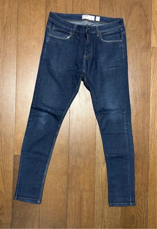 Pantalón tejano Bershka azul