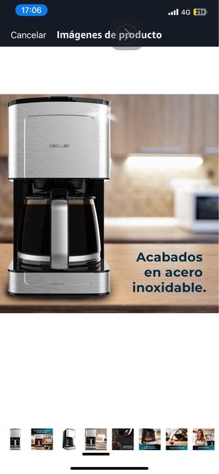 Cafetera Cecotec NUEVA Coffee 56 Heat