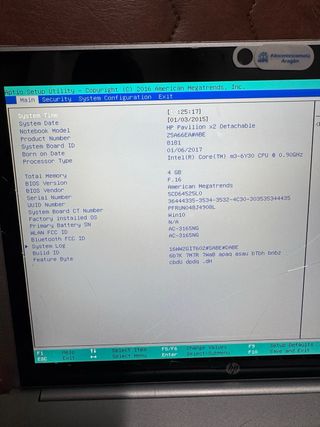 HP Pavilion x2 Detachable para piezas