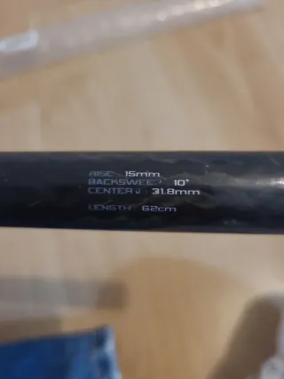 Manillar bici Fiberlite de fibra de carbono