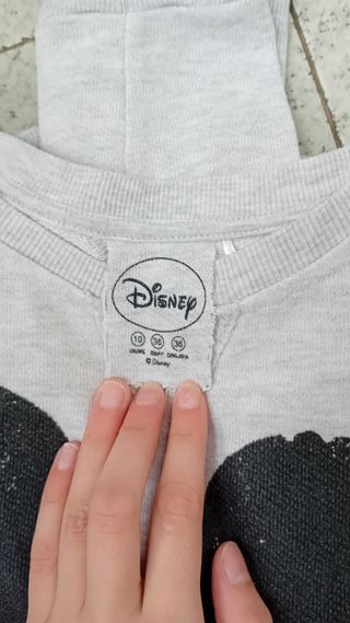 Sudadera Mickey Mouse Gris y Negra