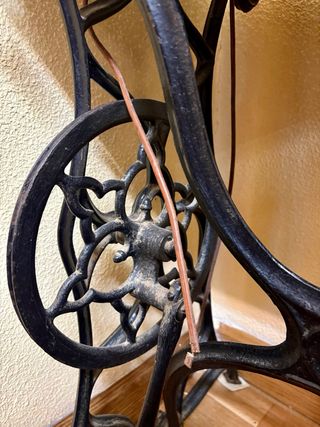 Máquina de coser Singer antigua