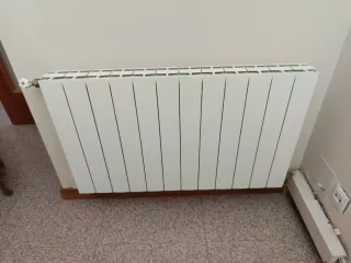 Radiador de agua blanco