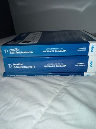 Auxiliar Administrativo Temario Volumen 1,2 y Test