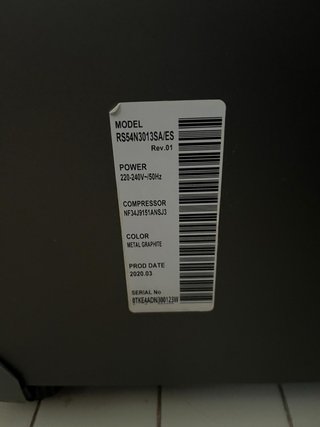 Frigorífico Americano Samsung RS54N3013SA