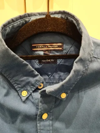 Camisa Tommy Hilfiger Azul Hombre