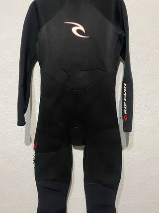 Traje de neopreno corto azul talla S