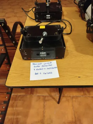 PROLIGHT Láser GOBO Proyector Negro