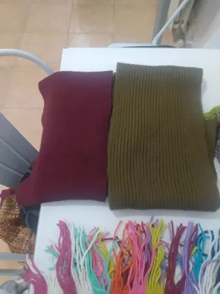 Gorros, bufandas y bragas punto niña