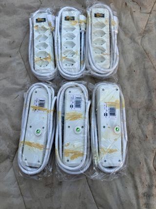 CIABATTA ATTACCO SVIZZERO 5 PRESE CON INTERRUTTORE