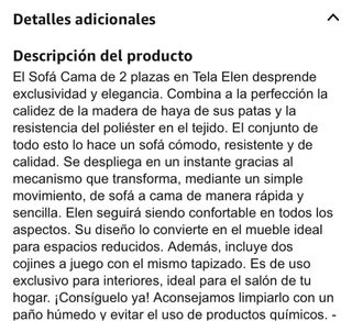 Sofá Cama Sklum Gris Tela