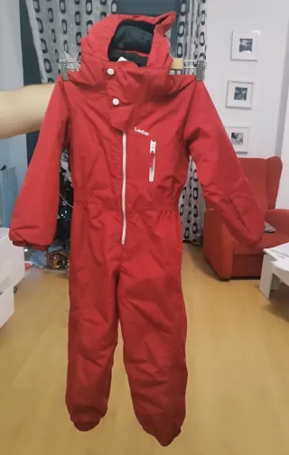 Mono de esquí rojo talla 6