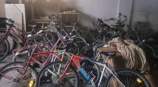 Lote de bicicletas antiguas