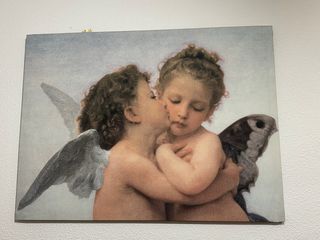 Cupido y Psique Niños Lienzo