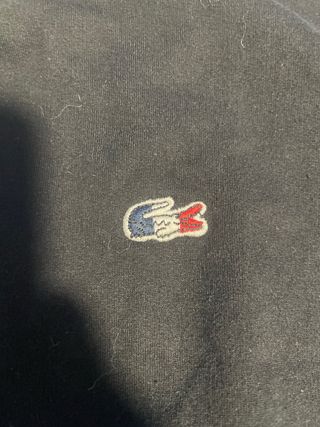 Sudadera Lacoste Negra Talla XS