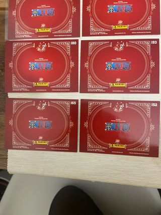 Cartas One Piece 25 Aniversario Rojas