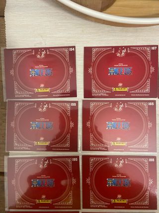 Cartas One Piece 25 Aniversario Rojas