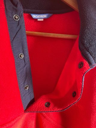 Pack 2 Polares Decathlon Negro y Rojo