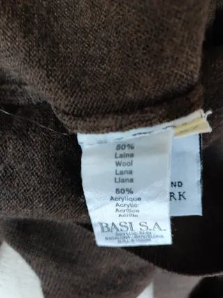 Jersey Hombre Lacoste Marrón Talla M