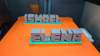 Letrero Minecraft Personalizado