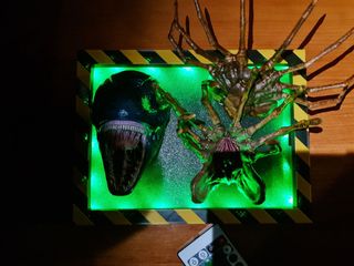 alien booknook with remote control to change color