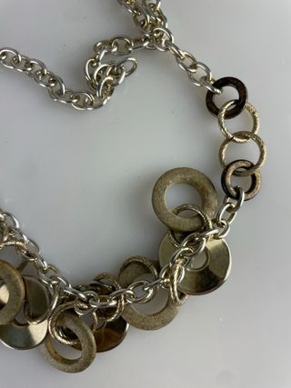 Collana colore Argento e Nero