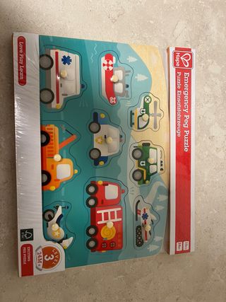 Puzzle Incastro Hape Veicoli Emergenza