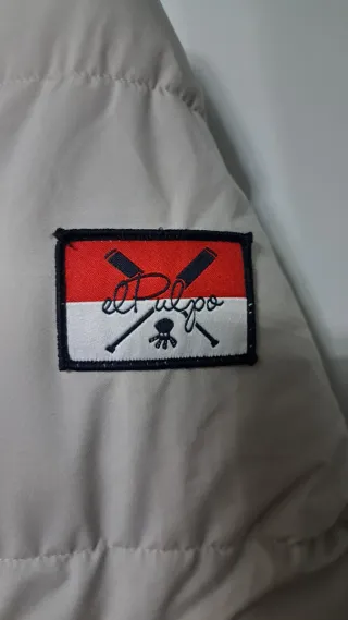 Chaqueta acolchada beig