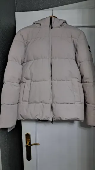Chaqueta acolchada beig
