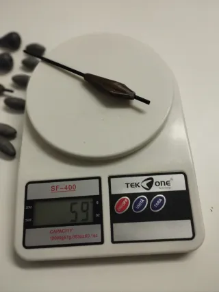 ✅ LOTE DE 21 PLOMOS DE PESCA VARIADOS‼️