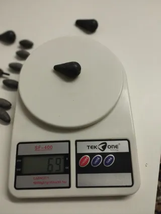 ✅ LOTE DE 21 PLOMOS DE PESCA VARIADOS‼️