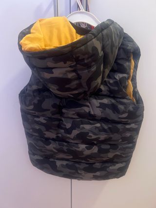 Chaleco niño militar camuflaje talla 9-10