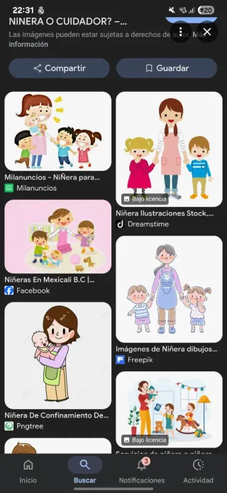 Servicio de niñera