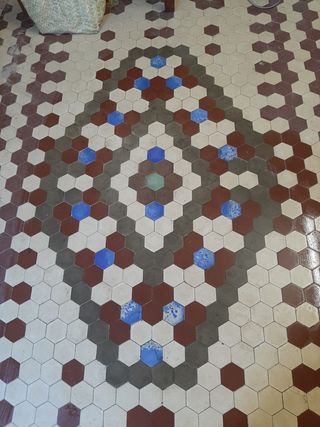 Suelo Mosaico Nolla, hidráulico hexagonal