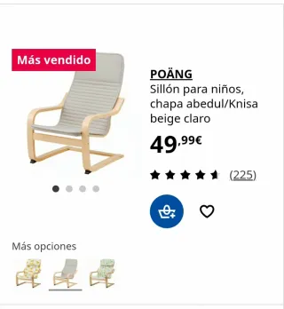 Sillón mecedora infantil