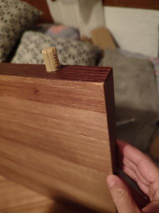 Mesa comedor extensible madera haya maciza 160x90