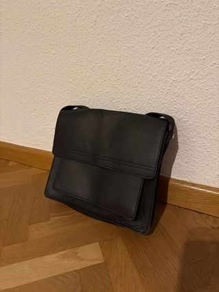 Bolso bandolera hombre trabajo negro