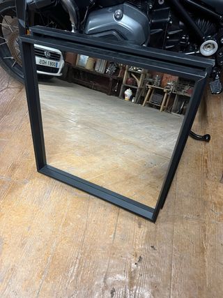 Espejo Marco Negro Madera