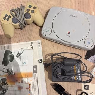 Consola PSone Sony Blanca Completa