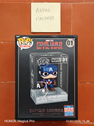 Funko Pop 01 Captain America Capitan Diecast